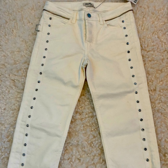 Zadig & Voltaire white denim pants